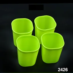 Unbreakable Plastic Drinking Glasses – Set of 4, Dishwasher Safe | Tidy Table