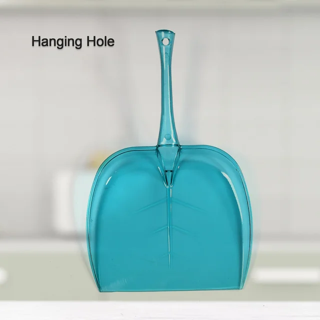 Unbreakable Plastic Dustpan – Large Size with Long Handle for Home Cleaning