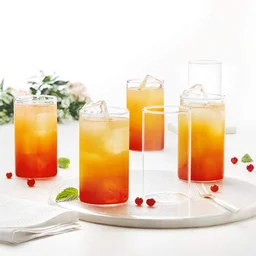 Unbreakable Plastic Glasses – Clear 330ml Set of 6 | Serve Stellar
