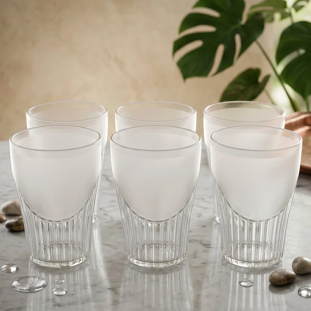 Unbreakable Plastic Juice Glass Set – Safe & Stylish Drinkware for Home