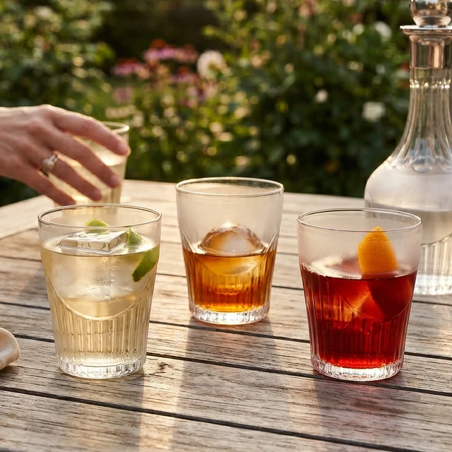 Unbreakable Plastic Juice Glass Set – Safe & Stylish Drinkware for Home