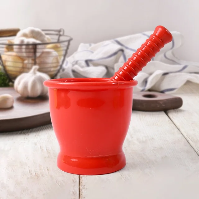 Unbreakable Plastic Khal Batta Set – Heavy Duty Manual Grinder