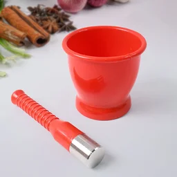 Unbreakable Plastic Khal Batta Set – Heavy Duty Manual Grinder