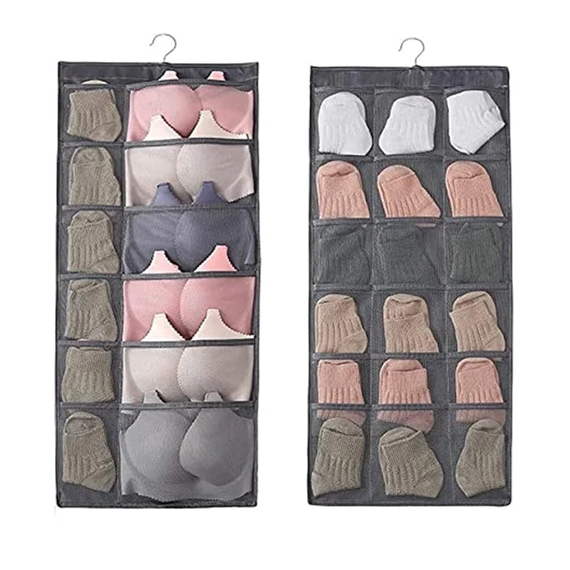 Under Garment Organizer – Foldable Multi-Pocket Hanging Storage Bag