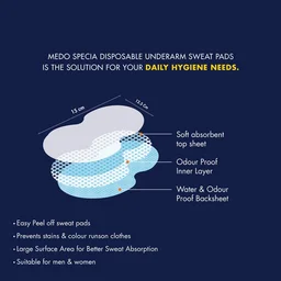 Underarm Sweat Pads – Disposable, Absorbent | Beautiful Basics