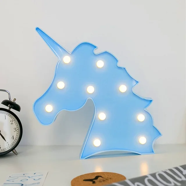 Unicorn LED Decorative Night Light – Soft Glow for Kids' Rooms