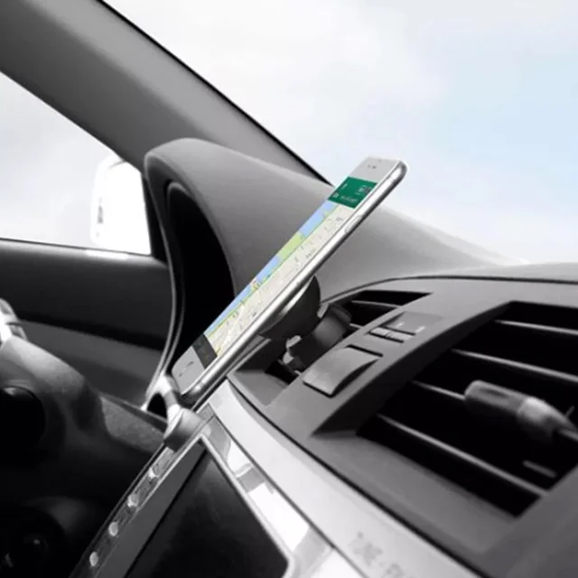 Universal Magnetic Car Mobile Holder – 360° Rotating Strong Grip