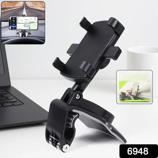 Universal Mobile Phone Holder – Secure Clip with 360° Rotation