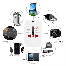 Universal Travel Adapter – Compact Surge Protection for 150+ Countries
