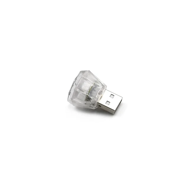 USB Car Interior Light – Diamond Shape LED Lamp |