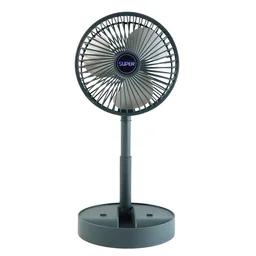 USB Folding Fan – Portable Desk Fan with Adjustable Speed & Phone Holder