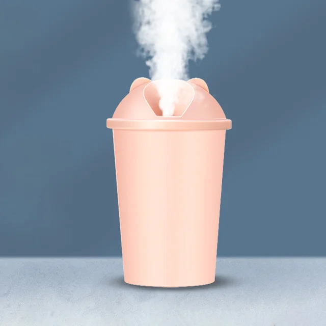 USB Humidifier – Cute Bear LED Air Mist Diffuser for Home | Airvanta