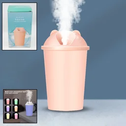 USB Humidifier – Cute Bear LED Air Mist Diffuser for Home | Airvanta