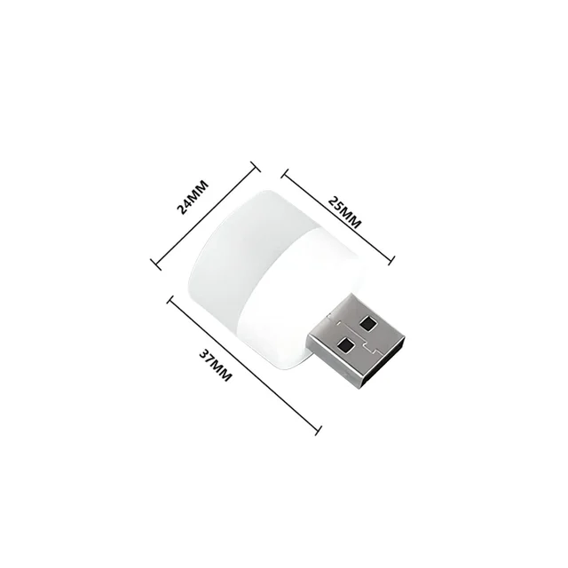 USB LED Bulb Yellow – Portable Mini Light for Home & Office | Indo Glow