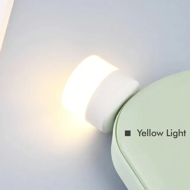 USB LED Bulb Yellow – Portable Mini Light for Home & Office | Indo Glow