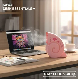 USB Mini Fan – Portable, Quiet & Bright for Any Desk | VoltDesk