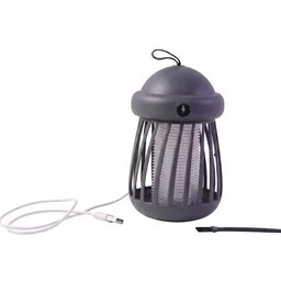 USB Rechargeable Electric Shock Mosquito Killer Lamp for Indoor Use (1 Pc)