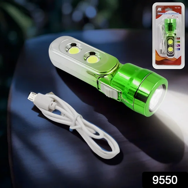 USB Rechargeable Torchlight – 3 LED Multi-Function | Poravar