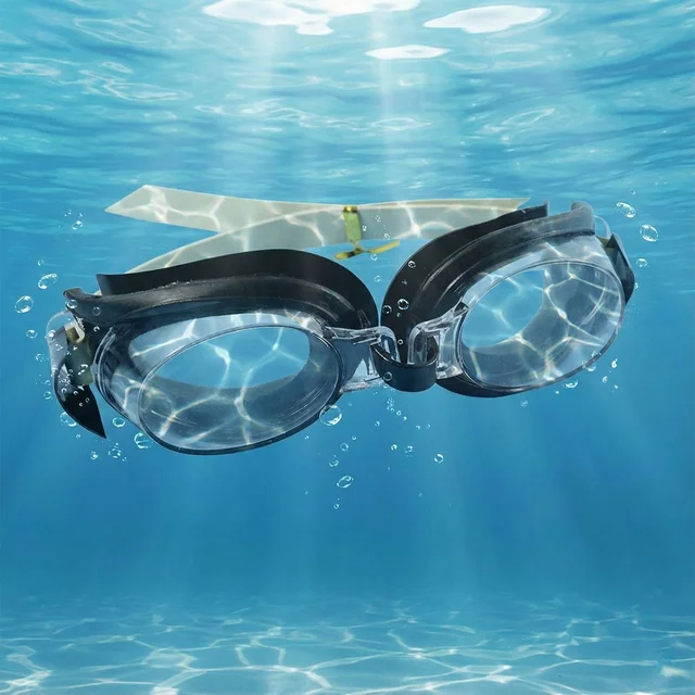 UV Protection Swimming Goggles – Clear Vision & Adjustable Strap