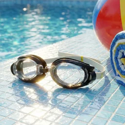 UV Protection Swimming Goggles – Clear Vision & Adjustable Strap