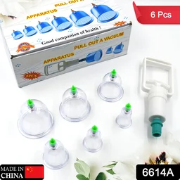 Vacuum Cupping Set – 6 Pc Muscle Relief Therapy Kit | Arrive Kit