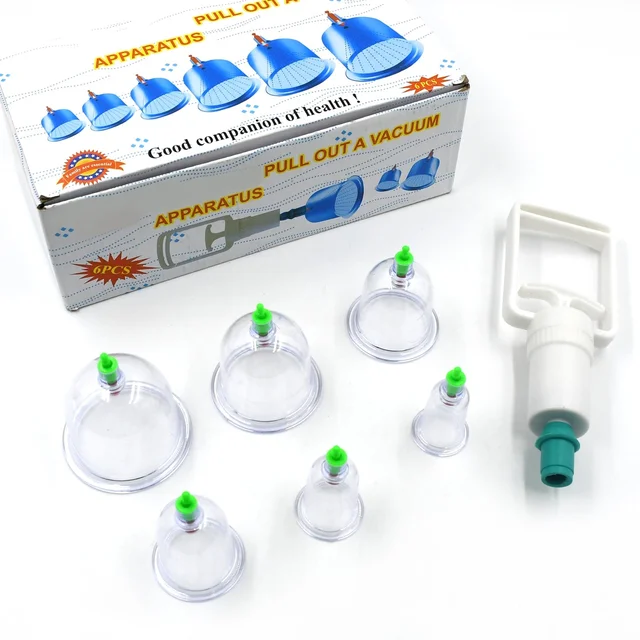 Vacuum Cupping Set – 6 Pc Muscle Relief Therapy Kit | Arrive Kit