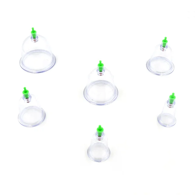 Vacuum Cupping Set – 6 Pc Muscle Relief Therapy Kit | Arrive Kit