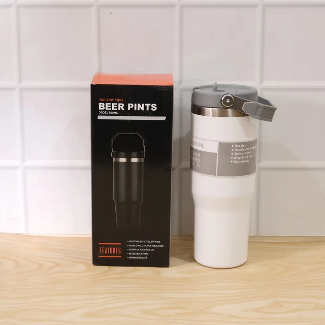 Vacuum Insulated Stainless Steel Tumbler – Keeps Beverages Hot & Cold