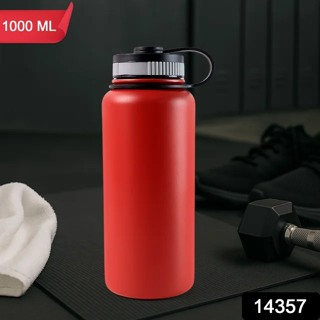 Vacuum Insulated Stainless Steel Water Bottle – 1000ml Durable