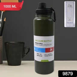 Vacuum Insulated Stainless Steel Water Bottle – 1000 ML Durable & Leak-Proof