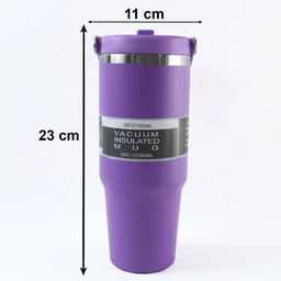 Vacuum Insulated Travel Mug – 890ML Stainless Steel Hot & Cold