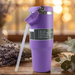 Vacuum Insulated Travel Mug – 890ML Stainless Steel Hot & Cold