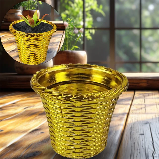 Valencia Plastic Flower Pot – Durable Indoor & Outdoor Planter