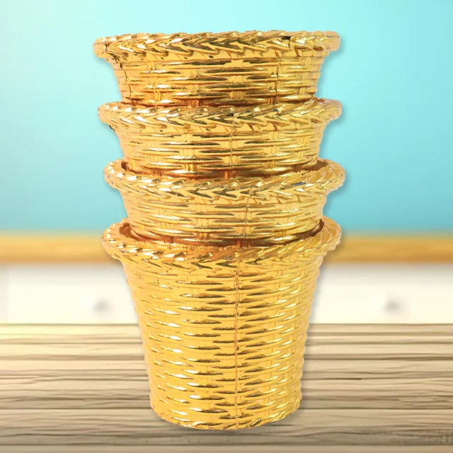Valencia Plastic Flower Pot Set – Durable Indoor Outdoor Planters