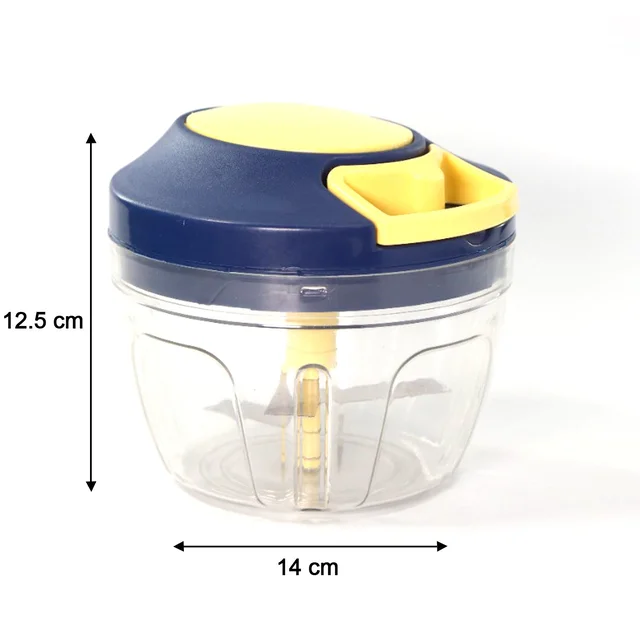 Vegetable Chopper – 4 Blades, 650ml Capacity | CookAura