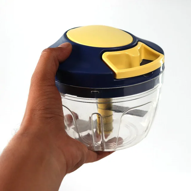 Vegetable Chopper – 4 Blades, 650ml Capacity | CookAura