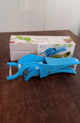 Vegetable Cutter – 2-in-1 Multi Slicer with 5 Blades & Peeler | ChefAura