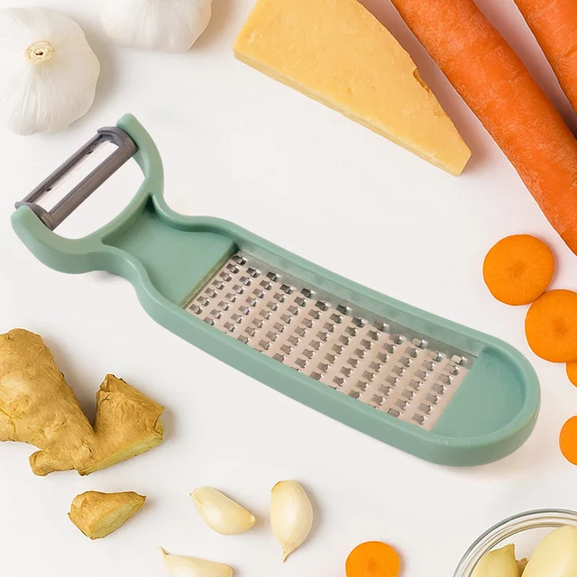Vegetable Grater – 2-in-1 Peeler & Stainless Steel Cutter