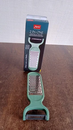 Vegetable Grater – 2-in-1 Peeler & Stainless Steel Cutter