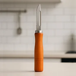 Vegetable Peeler – Stainless Steel & Wooden Handle | Quickslice
