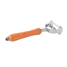 Vegetable Peeler with Wooden Handle – Sharp Steel Blade