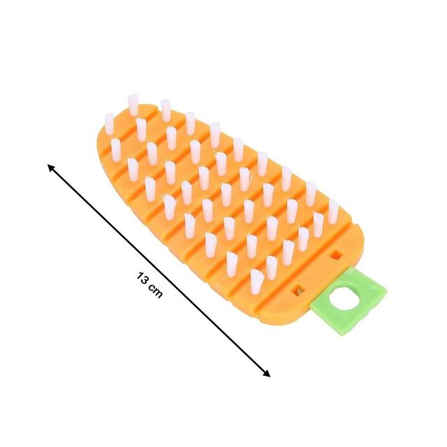 Vegetable Scrubbing Brush – Non-Toxic Carrot Design | Claranza