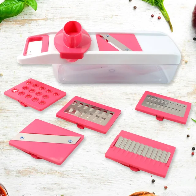 Vegetable Slicer – 6-in-1 Chopper, Grater & Slicer Set for Kitchen