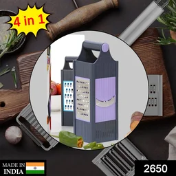 Vegetable Slicer Grater – 4-in-1 Stainless Steel Blades | Quickslice
