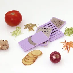 Vegetable Slicer Grater – 4-in-1 Stainless Steel Blades | Quickslice