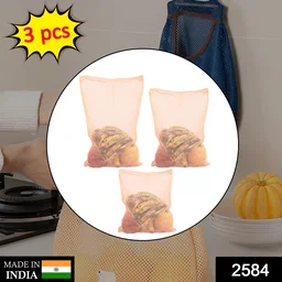 Vegetable Storage Bags – Reusable Zip Net for Fridge | FERVENT