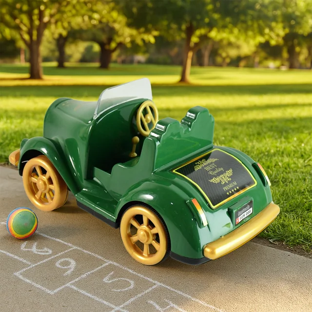 Vintage Car Toy – Friction-Powered Classic Push-and-Go Vehicle