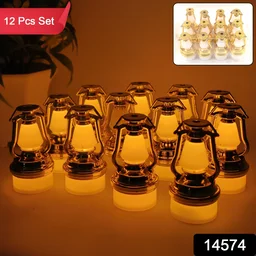 Vintage Lantern Flameless LED Candle Set – Elegant Warm Glow
