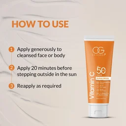 Vitamin C Sunscreen SPF 50 PA+++ – Brightening Broad-Spectrum Protection