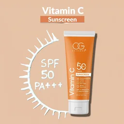 Vitamin C Sunscreen SPF 50 PA+++ – Brightening Broad-Spectrum Protection